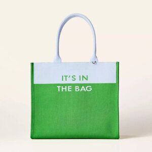 Kate Spade NY for Target Green & Blue "Its in the Bag" Knit Tote